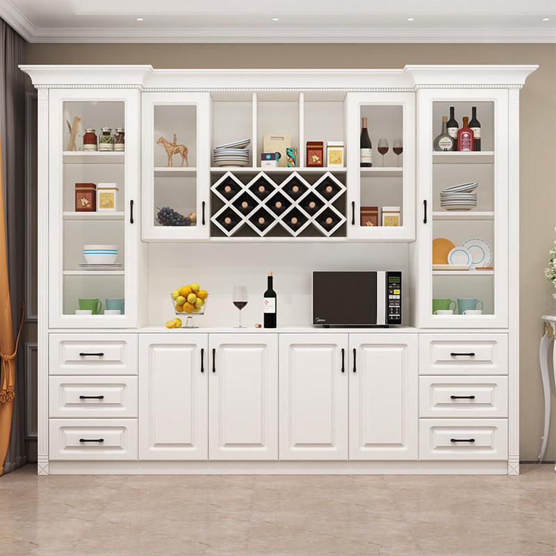 客厅酒柜餐边柜简欧式红酒柜靠墙多功能简约餐边柜生态板酒柜,住宅家具,酒柜,淘宝优惠券,粉丝福利购,淘宝优惠卷