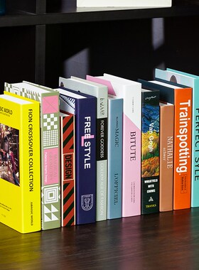 简约现代假书仿真书装饰书摆件家居客厅书房装饰品摄影道具书摆设