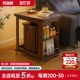 可移动边几家用客厅折叠茶几餐桌两用多功能小推车沙发侧边柜