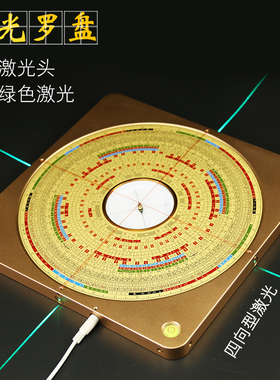 四面激光罗盘竖线盘高精度专业三元三合综合盘五寸七寸九