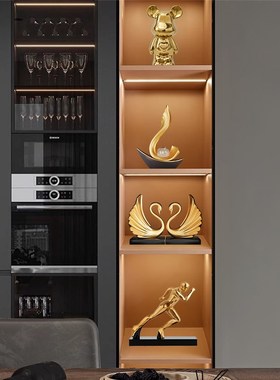 暴力熊客厅玄关电视柜酒柜摆件简约家居高档桌面装饰品乔迁礼品