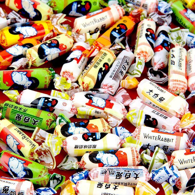 。大白兔奶糖多种口味喜庆商用软糖小时候的零食小吃喜糖结婚糖果