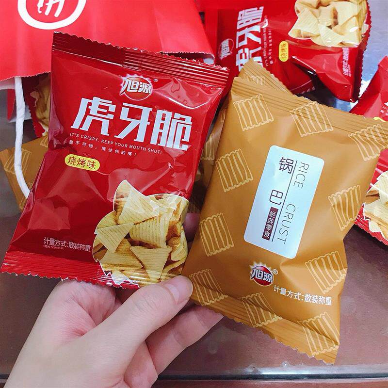 。虎牙脆锅巴炒米妙脆角爆