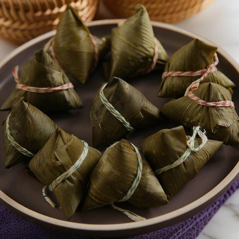 热销迷你粽咸蛋黄肉粽一口粽平阳猫咪粽小米儿童拇指小粽子【温州