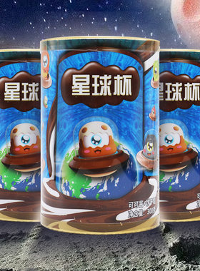 新货甜甜乐星球杯390g休闲杯夹心饼干儿童年货小零食巧克力小吃大