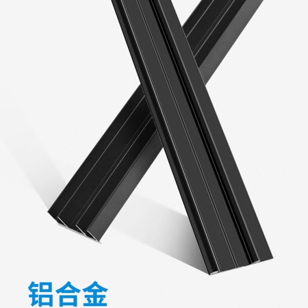 加厚免开槽衣柜移门轨道木门推拉门滑道轻型趟门滑轮导轨滑槽配件