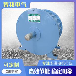盘式发电机20w盘式永磁发电机低速大扭矩风能水力直驱电机