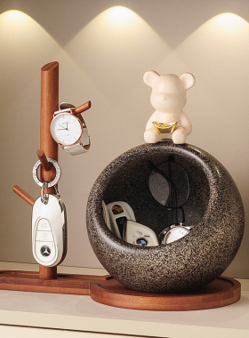 玄关钥匙收纳盒乔迁装饰礼物