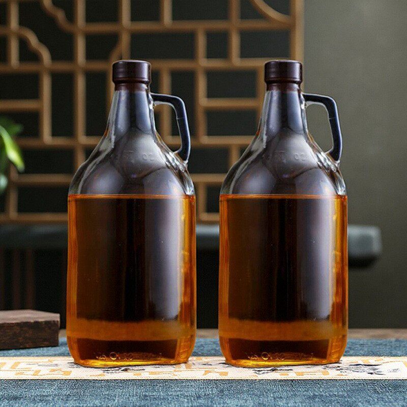 新型油罐油桶食品级密封玻璃瓶家用厨房芝麻油茶油麻油空瓶子