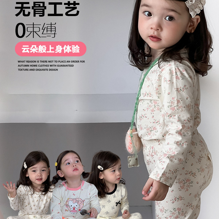 儿童套装2025新款儿童家居服套装