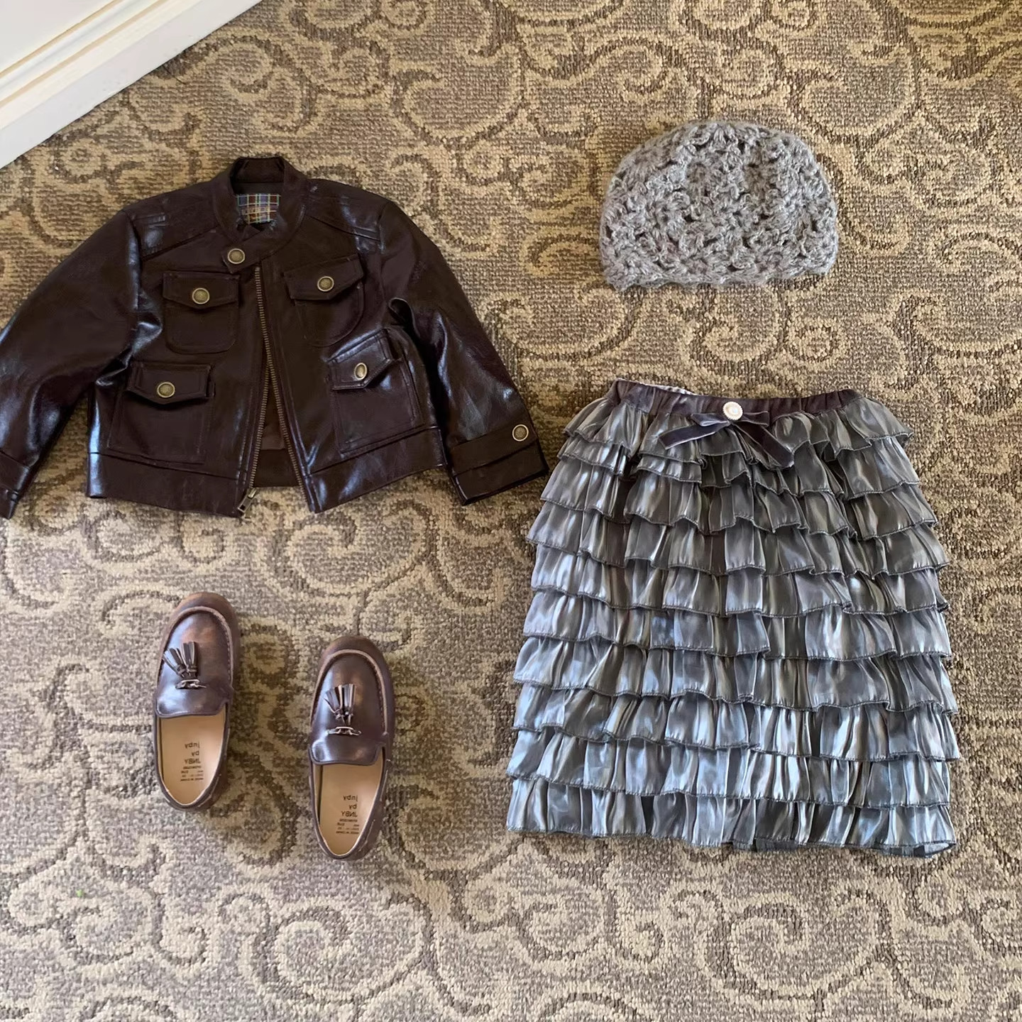 2025秋季新款儿童女童韩系时尚百搭宽松休闲洋气风衣宝宝外套