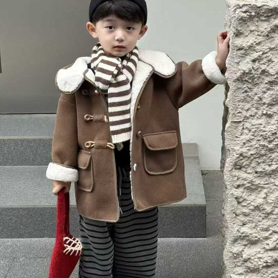 2025年冬季新款儿童毛呢大衣