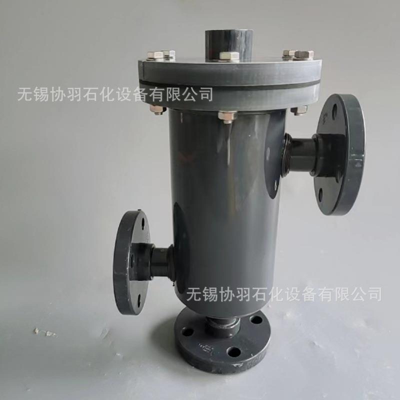 PVC/UPVC/CPVC呼吸阀单呼单吸双接管带阻火防爆全塑料储罐呼吸阀