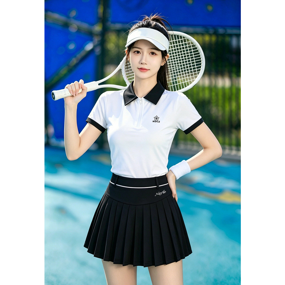 斐纶女士网球服运动套装速干透气