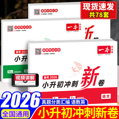 2026一本小升初冲刺新卷