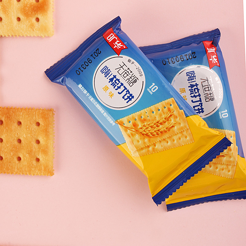 旷华无蔗糖苏打饼干原味奶盐