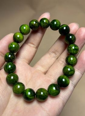 水墨丹青木留水波琥珀手串佛珠手链文玩精品沉香固化包浆工艺盘玩