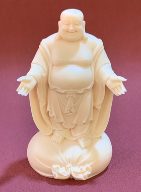 象牙果皆大欢喜大肚弥勒佛人物金玉满堂和尚笑佛家居小摆件工艺品
