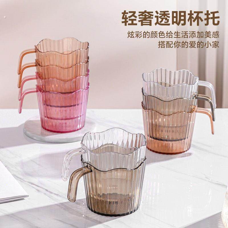 纸杯托一次性杯子杯托底座家用托架高档加厚待客用塑料杯套,餐饮具,茶托,淘宝优惠券,粉丝福利购,淘宝优惠卷