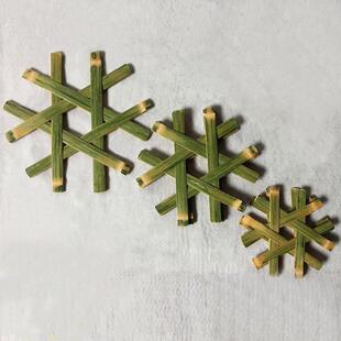 蒸笼竹垫竹制纯手工编织加厚竹蒸片天然竹屉子蒸毕家用竹篦子蒸架