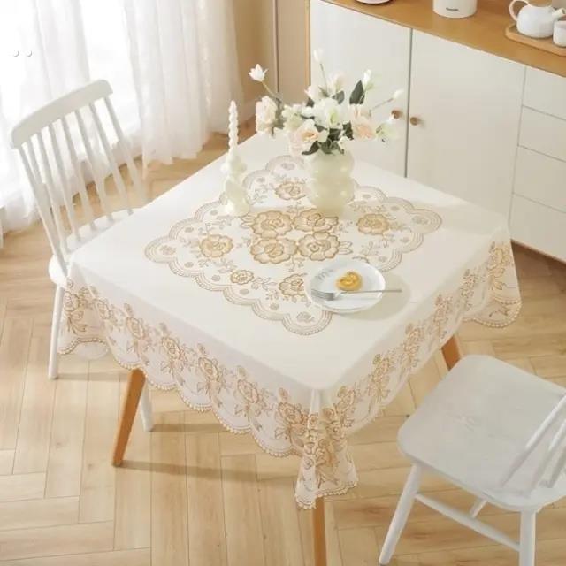 方桌布防水防油免洗正方形PVC塑料餐桌布八仙桌麻将桌台布茶几布