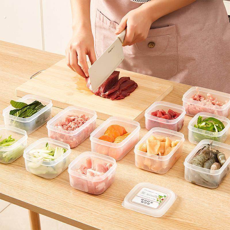 冰箱冻肉盒分格冷冻密封盒保鲜盒葱姜蒜米饭分装备菜盒子整理神器,收纳整理,食物收纳盒,淘宝优惠券,粉丝福利购,淘宝优惠卷