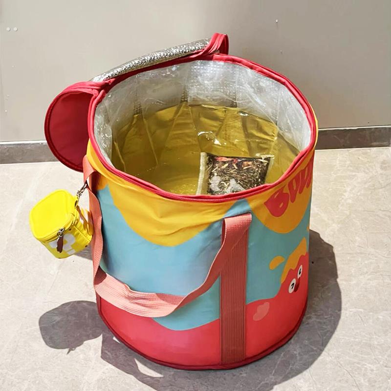 泡脚神器洗脚专用袋加厚保温桶折叠桶高深足浴桶便携旅行家用宿舍