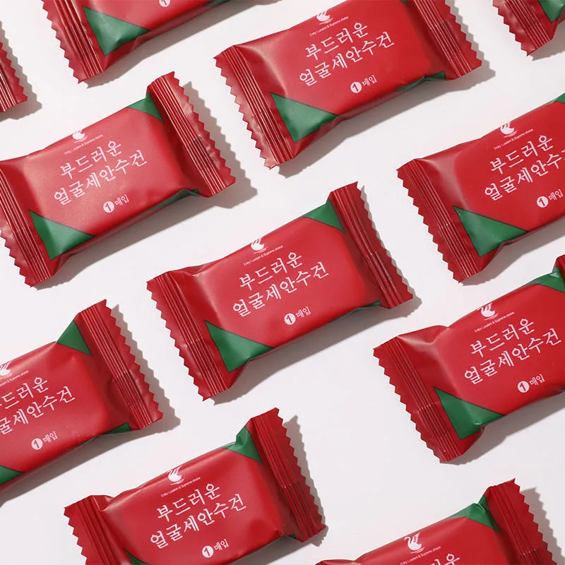 一次性加厚加大洁面巾纯棉糖果洗脸巾洗面巾家用压缩毛巾旅行asd2