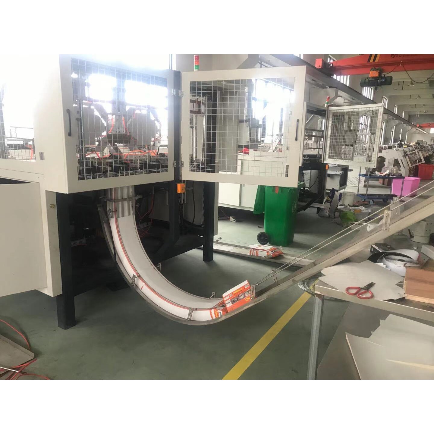 ZX-2000  高速立式双工位纸盒机  纸盒成型机餐盒机 一分钟160个