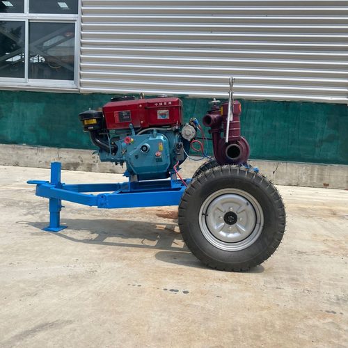 抽水泵农用灌溉抽水 3寸移动式柴油机 防汛排污水泵机组