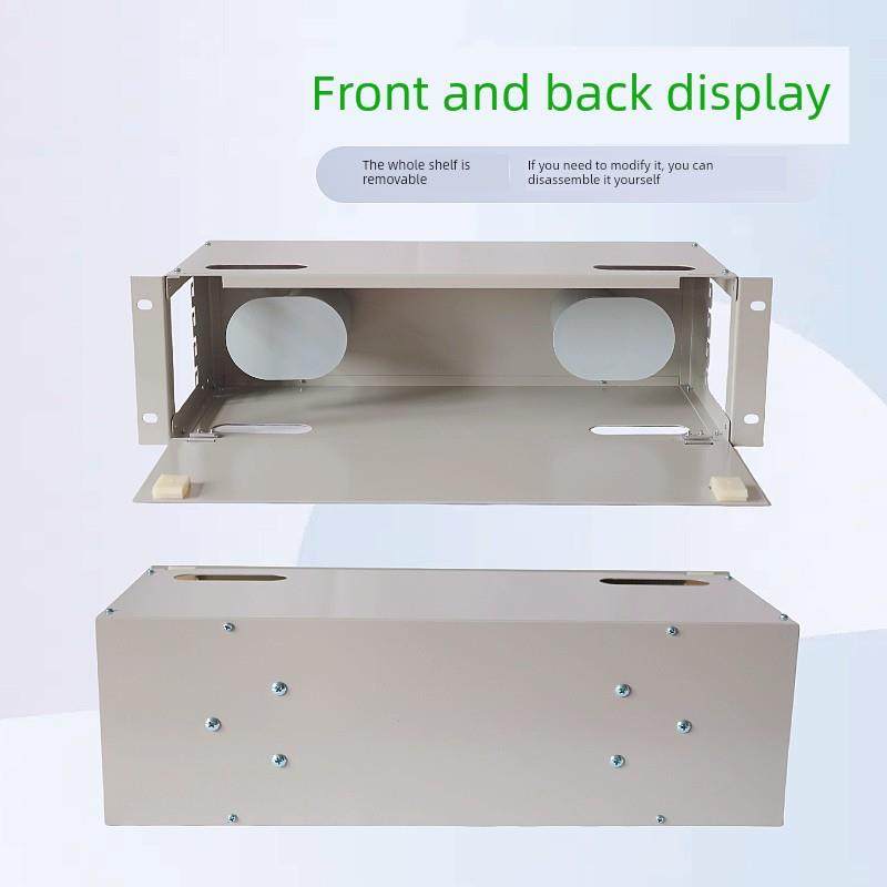 odf光纤储纤箱单元盘纤架绕线箱3U机架式理线架适用于19英寸机柜