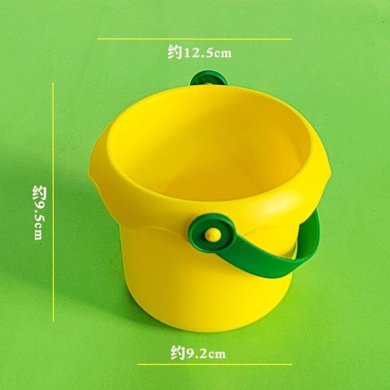 儿童洗澡戏水转轮水车耐摔软胶小桶勺子宝宝婴幼儿沙滩游泳馆玩具