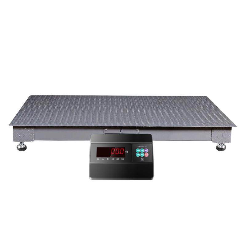 上海耀华地磅秤称猪牛羊防抖防控加厚围栏地磅0-3吨家用物流地秤