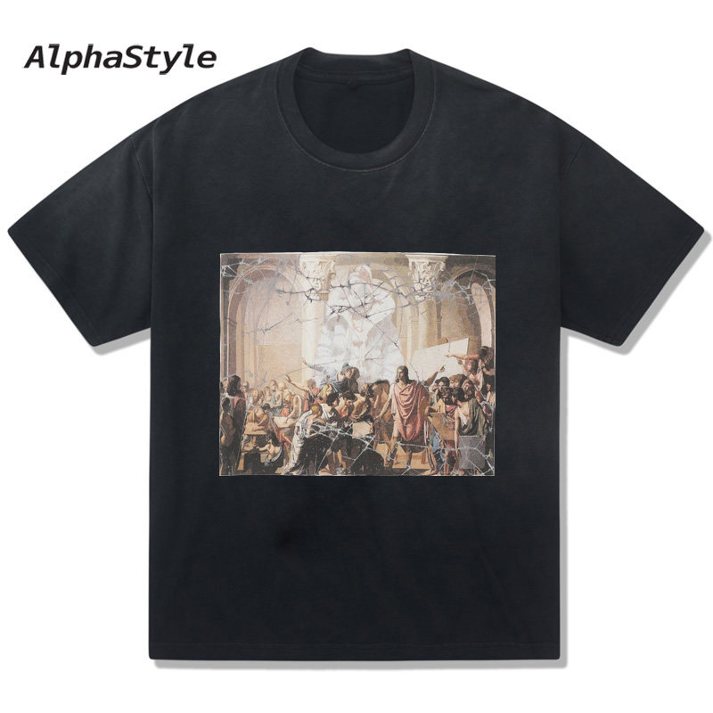 APSLALPHASTYLE印花短袖T恤