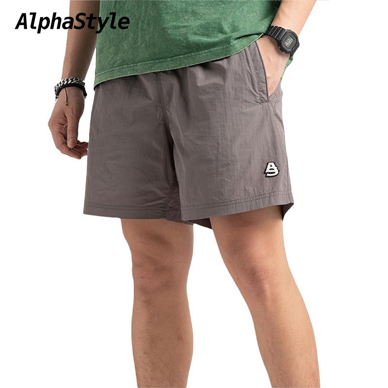 ALPHASTYLE简约运动短裤