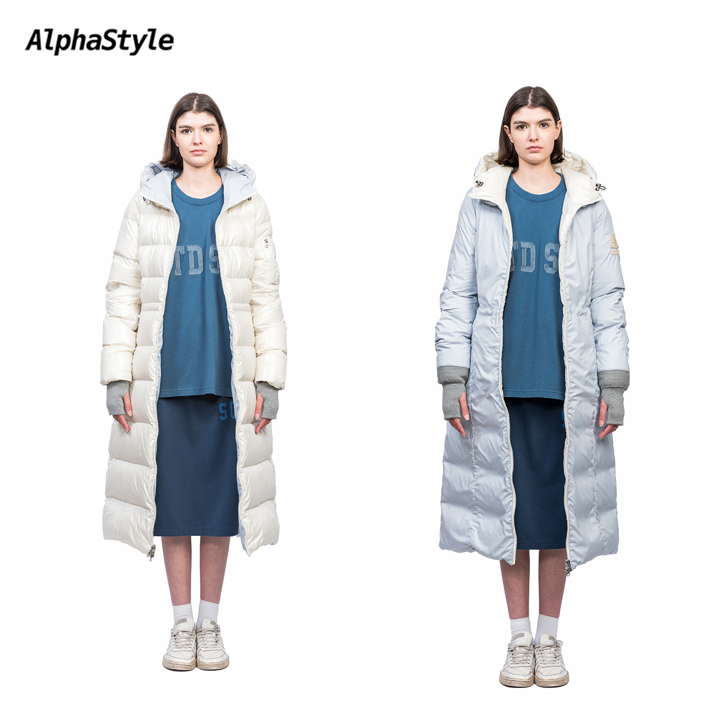 厚款长款羽绒服鹅绒外套保暖