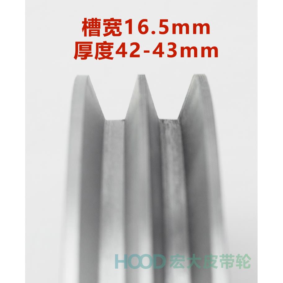 皮带轮双槽B型2B空120-180三角皮带轮大全电机传动带轮马达皮带盘