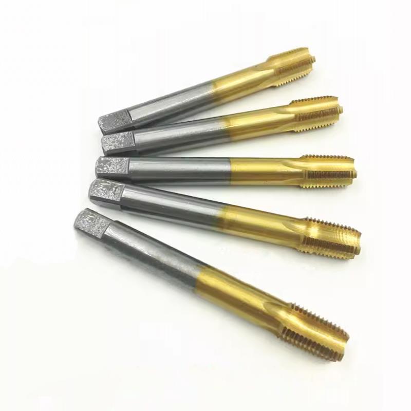 哈尔滨加长镀钛管螺纹丝锥Zg Rc Npt1/4 1/2 3/8 1/8*200水管丝锥
