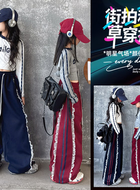 秋冬女童爵士舞演出服套装