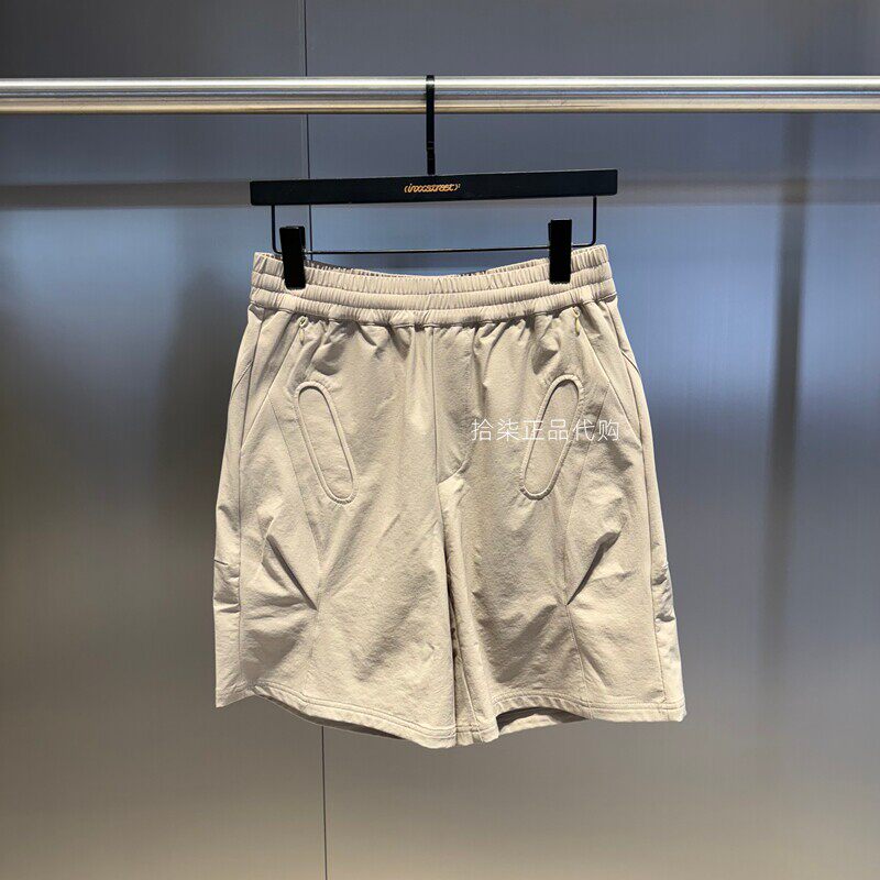 INXX专柜正品2025夏款短裤刺绣简约拼接时尚休闲男女款XWF2240445