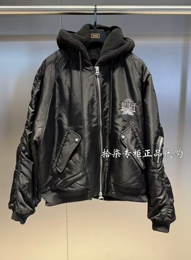 INXX专柜正品2025冬款时尚连帽男女可脱卸内胆棉服外套XSF4141464