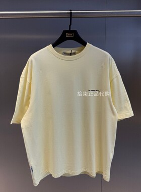 INXX TOFOURTH专柜正品25夏季简约休闲男女款短袖T恤棉TFE201B043