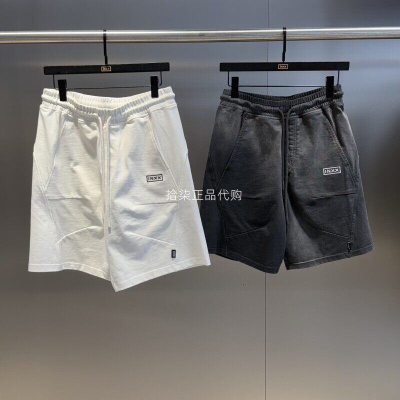 INXX专柜正品25夏季做旧简约男女款宽松休闲运动短裤棉XXE2240223
