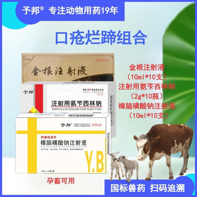予邦口疮烂蹄组合口蹄溃烂化脓