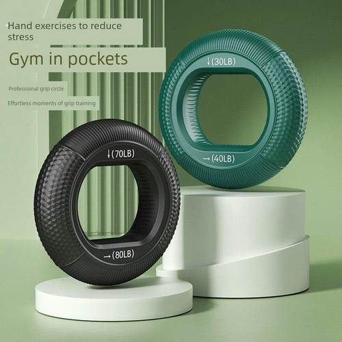 手力握力器握力手指肌肉硅胶恢覆力量橡胶圈腕力圆形康覆健身器材