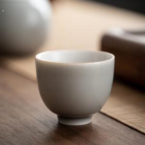 冰灰釉茶杯日式手工陶瓷功夫茶杯品茗杯闻香杯家用茶碗主人杯单杯