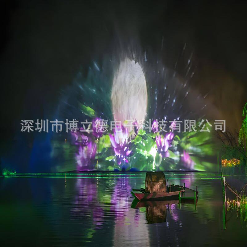 音乐喷泉广场水幕电影彩色喷泉旱式网红跑泉程控景观喷泉工程