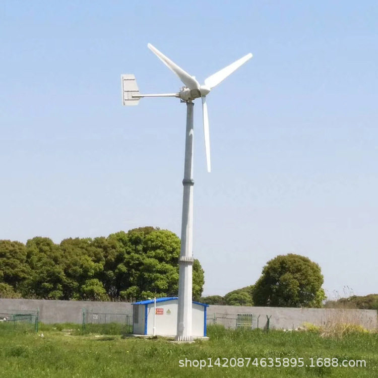 大型风力发电机组 三相交流永磁发电机风轮12米 30KW大风力发电机