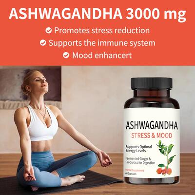 Ashwagandha Capsules Emotion Regulation外贸跨境南非醉茄胶囊
