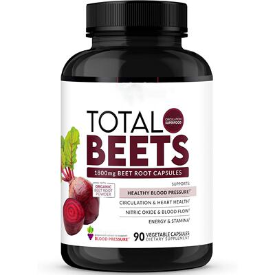 跨境热销现货一氧化氮甜菜根胶囊甜菜碱TOTAL-BEETS90粒装